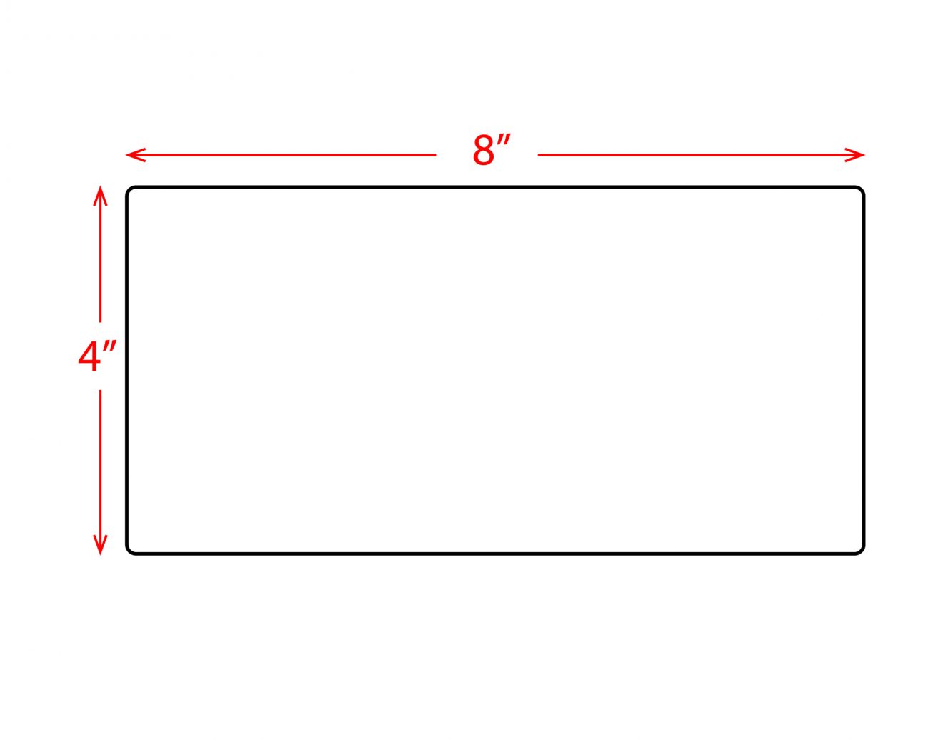 4 x 8 Thermal Labels | Order 4