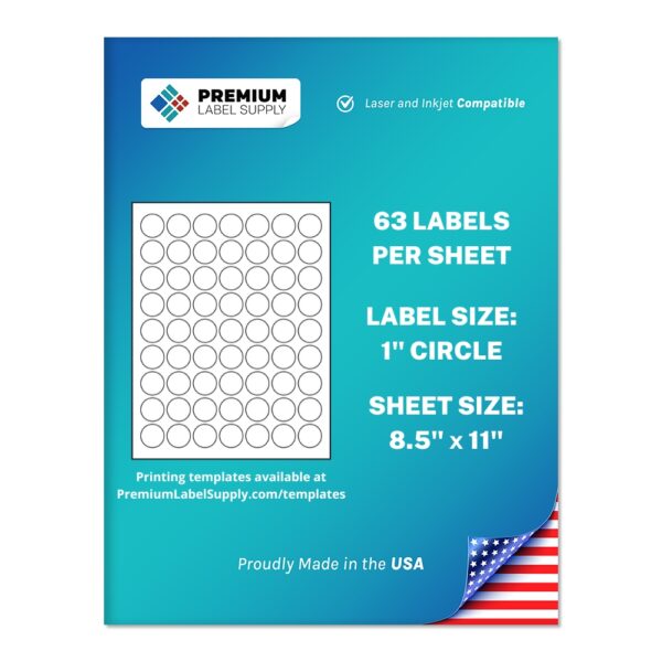 1″ Circle Labels - Bulk & Wholesale Shipping Labels Manufacturer ...