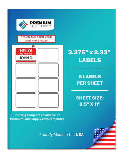 Different Kinds of Labels and Tags - name plates